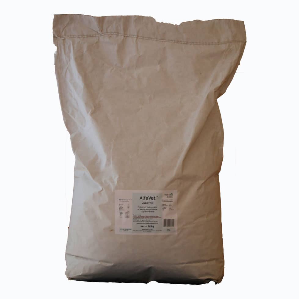 AlfaVet – 20 kg Økologiske lucernepellets