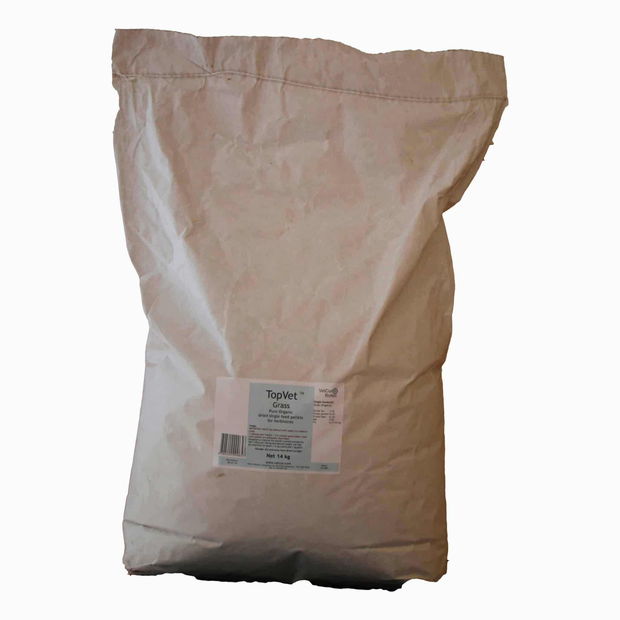TopVet – 20 kg økologiske græspellets