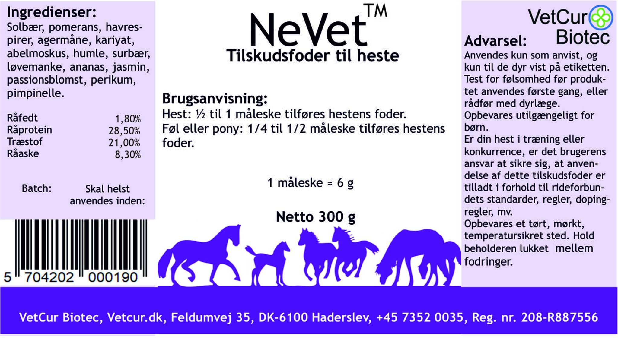 NeVet 300g – Hest - Billede 3