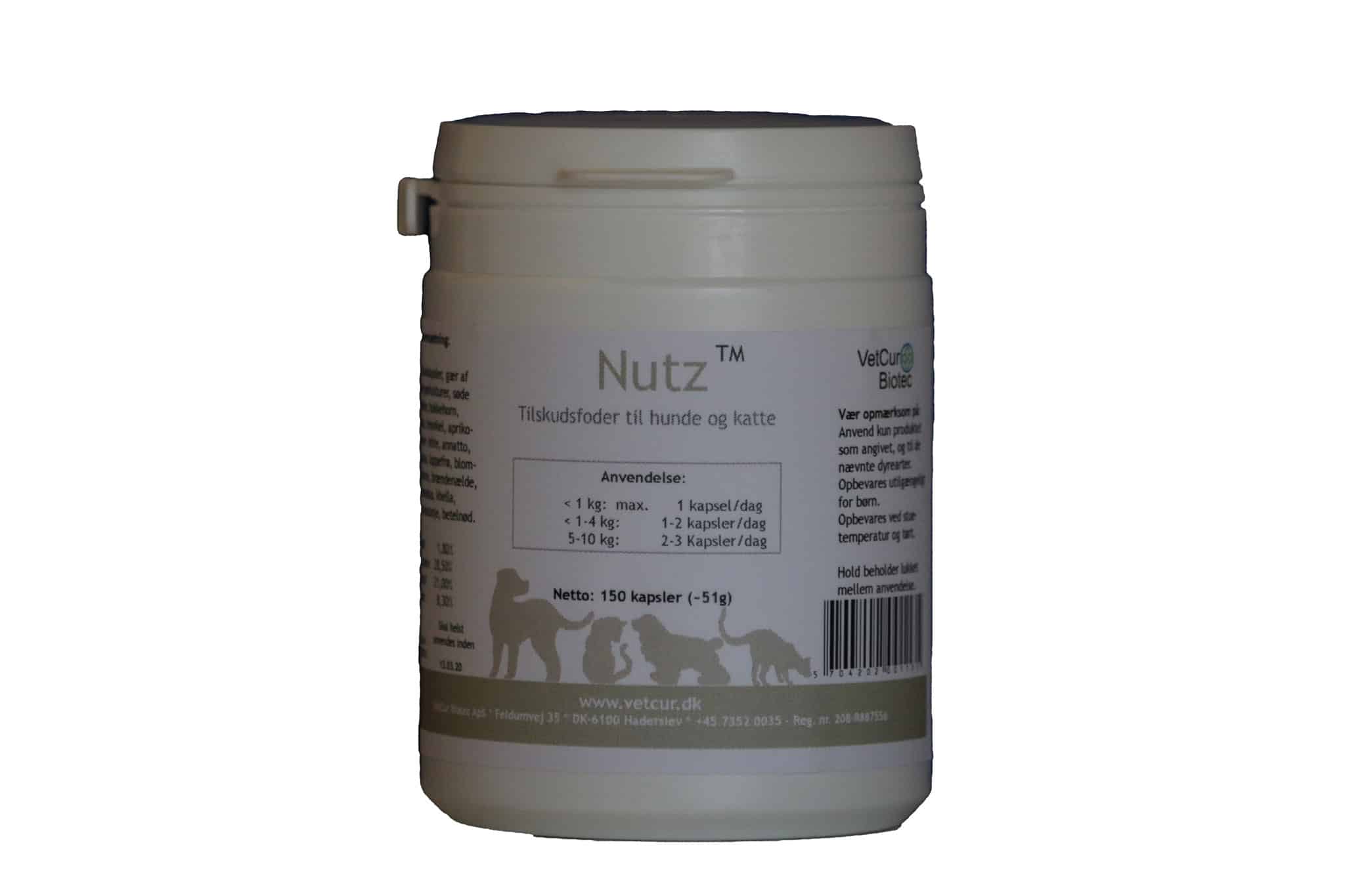 Nutz 130g – Hund og Kat
