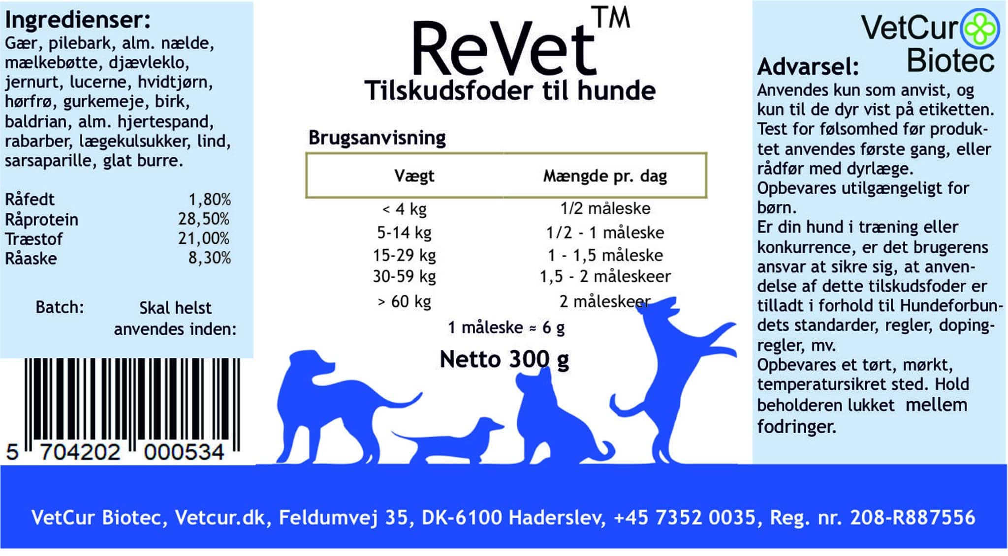 ReVet 300g – Hund - Billede 2