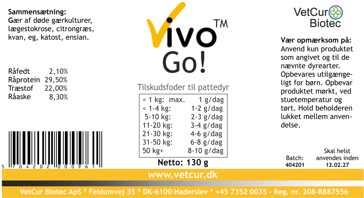 Vivo Go! – 130g - Billede 2