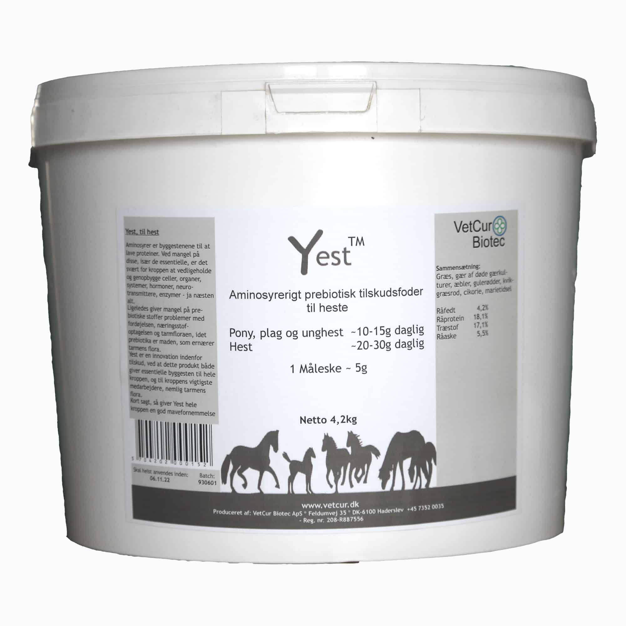 Yest, til hest 4,2 kg